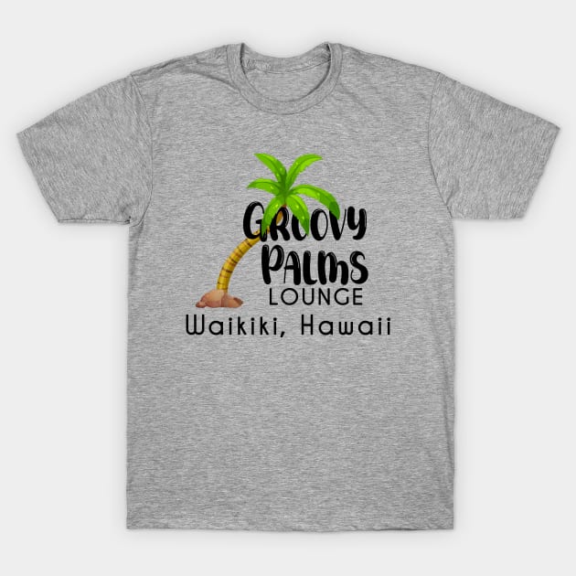 Groovy Palms Lounge T-Shirt by Jack Harper Gay Romance Author